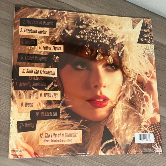 The Life of a Showgirl Vinyl Record Summertime Spritz Pink Shimmer UNOPENED - Picture 2 of 2